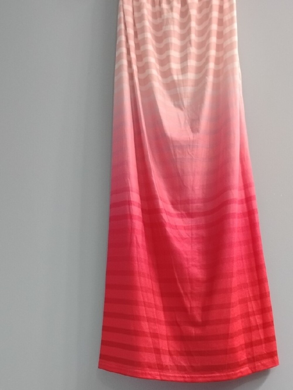 NWT Bellelily Pink & White Striped Strapless Maxi Dress Size Small - Picture 3 of 6